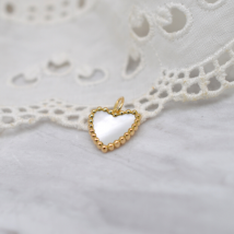 Pendentif Cœur Sacré nacre - En Or - Laudate