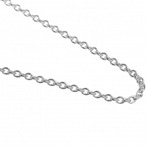 Chaîne de baptême - Chaîne forçat rond argent - En Argent - Laudate