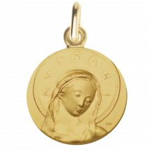 Médaille de baptême Fra Angelico - En Or - Laudate
