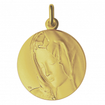 Médaille de Baptême Médaille de baptême La Pieta - En Or - Laudate