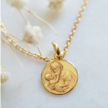 Médaille de Baptême Médaille de baptême Saint Joseph - En Or - Laudate