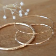 Bracelet jonc doré Garance - En Or - Laudate