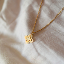 Pendentif Croix Romane Nacre et Or