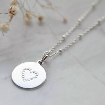 Médaille perlée argent - En Argent - Laudate