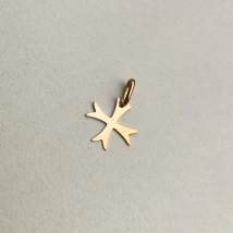 Mini croix ancrée