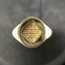 Chevalière Femme Ovale Or Jaune 13x11mm - Laudate