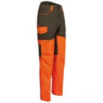 Pantalon roncier orange - percussion orange/kaki - 46