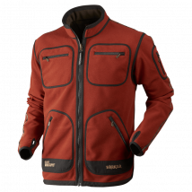 Veste polaire kamko réversible burnt orange/shadow brown xs