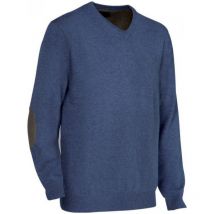 Pull col v weslon - club interchasse bleu - xl