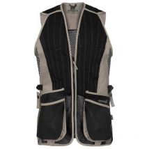 Gilet ball trap evo noir/beige - percussion 2xl