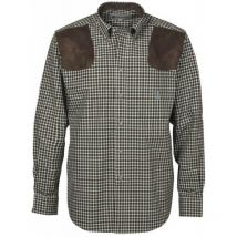 Chemise chasse sologne vert/marron - percussion m