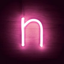 Roze LED Neon Letters -N Rosa