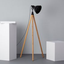 Samaki Staande lamp -Zwart