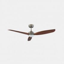 Plafondventilator Embat Nikkel Hout LED 132.7cm Motor DC LEDS-C4 30-8000-81-F9 -Warm Wit 3000K