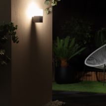 Wandlamp Outdoor Aluminium Domus Zwart -