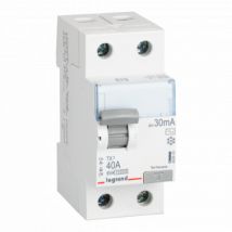 Differentiële Schakelaar Industrieel 2P-30mA 25-40A 10kA Clase AC LEGRAND TX³ 403032 -40 A