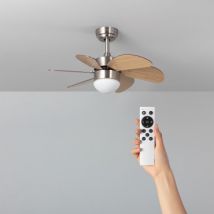 PlafondventilatorLED Orion Madera 81cm Motor DC -Madera