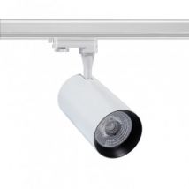 LED Spot Vulcan 30W Wit Voor Fase Rail -Helder Wit 4000K - 4500K