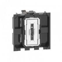 Enkele schakelaar Mechanisme 1 Module 10 AX 250V AC BTicino Living Now K4001A. Automatische terminal. Het wordt lichtgevend met -10 A
