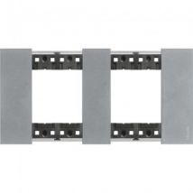 Afdekplaat 2 x 2 Metalen Modulen BTicino Living Now KA4802M2_ -Verschillende opties