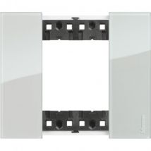 Afdekplaat 2 Module Kristall BTicino Living Now KA4802__ -Sky