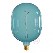 LED-Lamp Filament Dimbaar E27 4W 100 lm Creative-Cables Egg Ocean Blue -Blanco Cálido 2200K