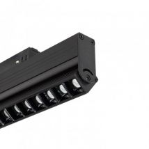 Spot Magneet Rail Linear Richtbaar Eenfase 20mm 15W 48V CRI90 Zwart UGR 16 -Warm Wit 3000K