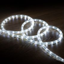 LED Slang Rond 220V AC 36 LED/m Koel Wit IP65 in te korten om de 100cm -Verschillende opties