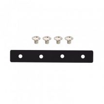 Rechte verbindings Connector voor Eenfasige Hangende magneet rails te verbinden. 20mm -Zwart