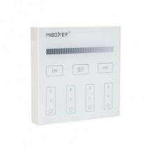 Draadloze RF Touch Controller voor 4 Zone Mono Kleur LED Strip MiBoxer B1 -Enkelkleurige