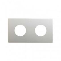 Frame 2 Element Aesthetic Minimum voor Schuko Stekkerdoos Base CLEAN SIMON 270 27110620 -Aluminium