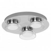 LED Plafondlamp 18W Triple ORBIS IP44 LEDVANCE 4058075573741 -Zilver