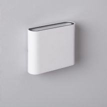 Wandlamp Outdoor LED 6W Vierkante Aluminium Dubbelzijdige Verlichting Luming Wit -Warm wit 2700K