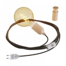 Wandlamp Hout Snake Creative-Cables KFIN272EU-KPASL01 -Natuurlijk
