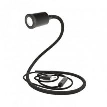 Flexibele lamp GU1d-one Creative-Cables ABSMFLVNRM04GUVNEUNRM04-L -Zwart