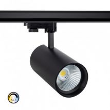 Rail Spot LED New d'Angelo Black 30W CCT Drie-fase (CRI 90) LIFUD -Reguleerbaar (Warm wit - Helder wit - Koud wit)