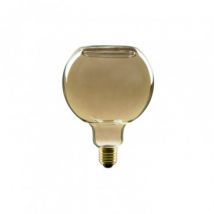 LED Lamp Filament E27 6W 220lm G125 Globe Smoky Creative-Cables SEG55056 -Blanco Cálido 1900K