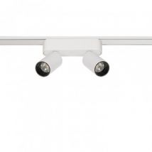 Magneet Rail Dubbele Spots Eenfase 25mm Super Slim 10W 48V CRI90 Wit (UGR16) -Warm wit 2700K