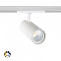 Spotlight New d'Angelo Wit LED 30W CCT LIFUD voor driefase track -Reguleerbaar (Warm wit - Helder wit - Koud wit)
