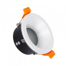 Downlight Ring Rond IP65 voor LED-lamp GU10 zaagmaat Ø75 mm -Wit