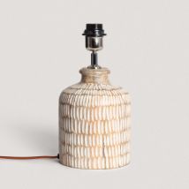 Tafellampvoet van Hout Govesan ILUZZIA -Natuurlijk