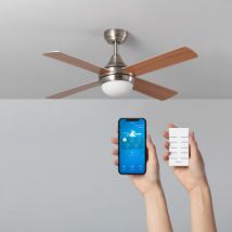 Plafondventilator WiFi Navy Nikkel 110cm -Nickel