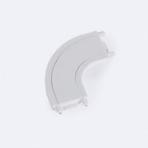 Connector Type L gebogen voor Magneetrail Enkelfasige 25mm Super Slim 48V opbouw -Wit
