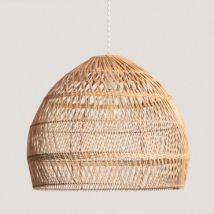 Hanglamp Rotan Yamil ILUZZIA -Wit gevlochten