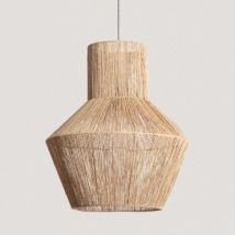 Hanglamp Natuurlijke Vezels Newén Ø500 mm ILUZZIA -Zwart/wit