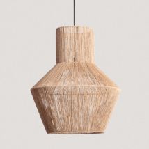 Hanglamp Natuurlijke Vezels Outdoor Newén Ø500 mm ILUZZIA -Zwart voor buiten