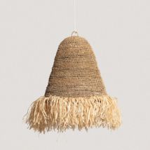 Hanglamp Rotan Rahan en Jute ILUZZIA -Wit