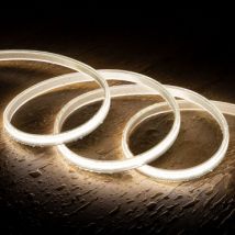 LED Strip 220V AC COB 320 LED/m Neutraal Wit IP65 CRI90 Breedte 12mm te knippen om de 50cm -Verschillende opties