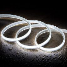 LED Strip 220V AC COB 320 LED/m Koel Wit IP65 CRI90 Breedte 12mm te knippen om de 50cm -Verschillende opties