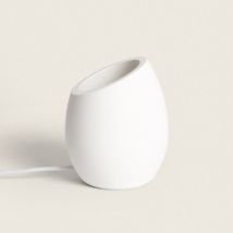 Tafellamp van Gips Ascend Uplighte -Wit